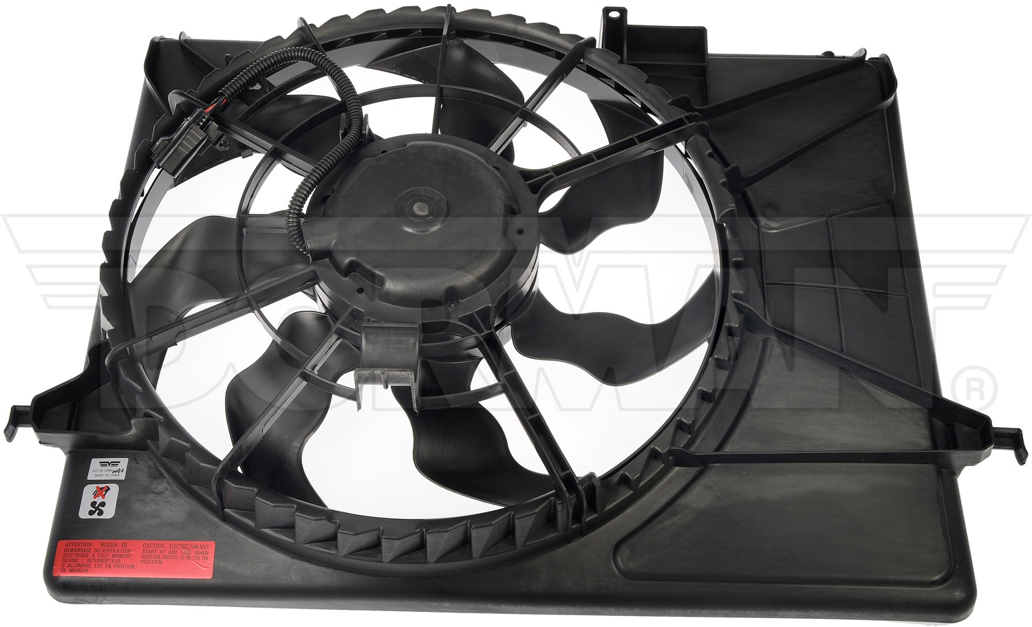 Radiator Fan Assembly Without Controller