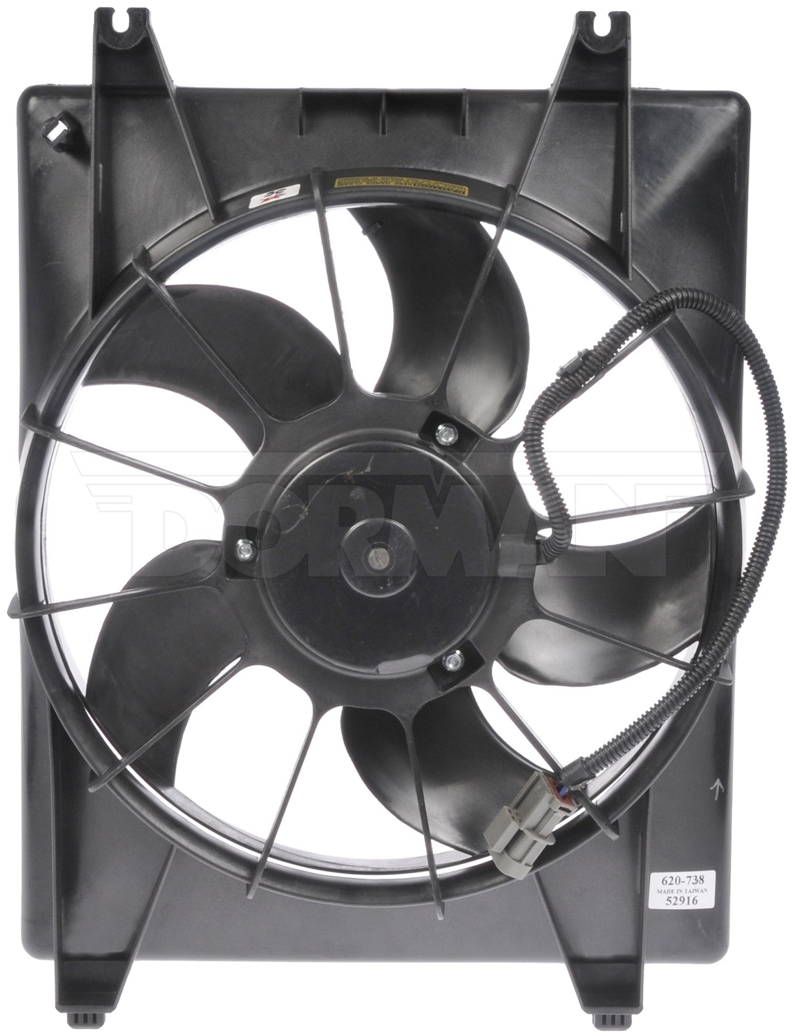 Radiator Fan Assembly Without Controller