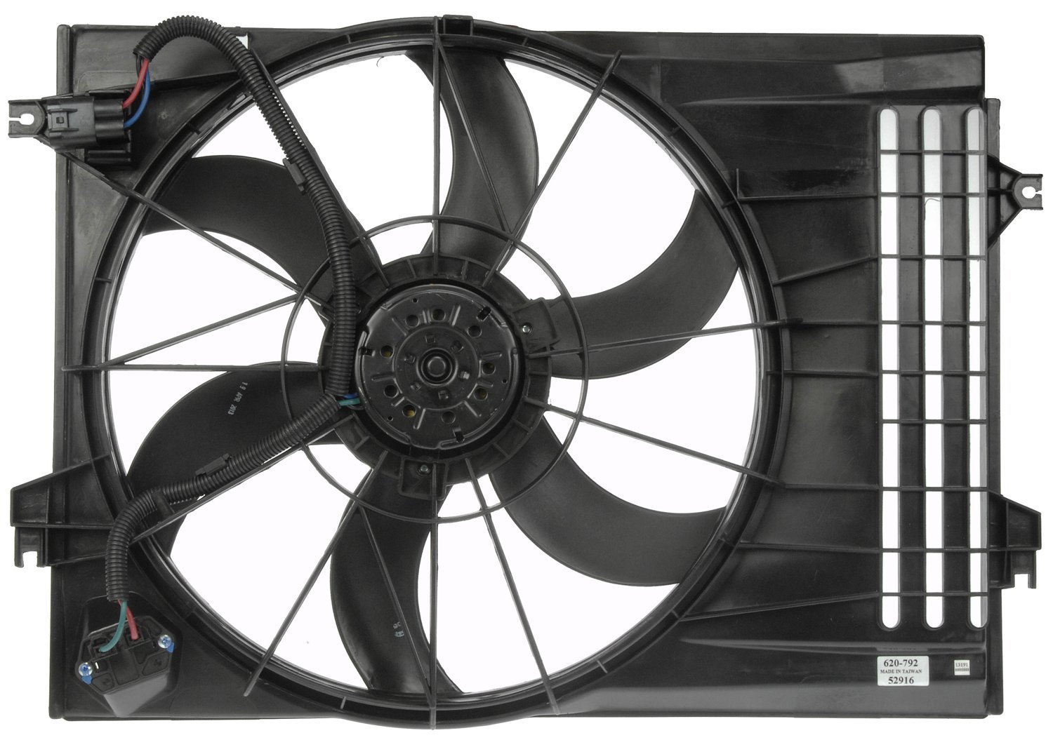 Radiator Fan Assembly Without Controller