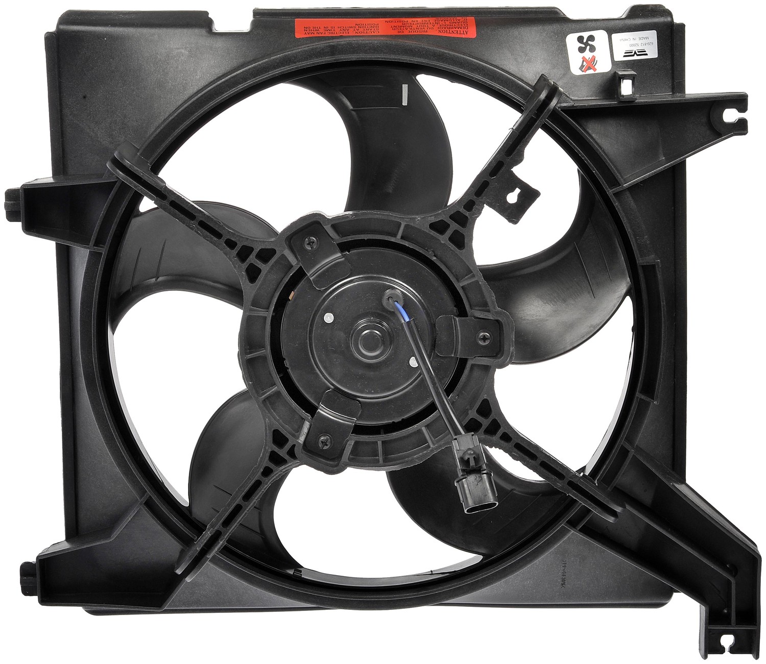 Radiator Fan Assembly Without Controller