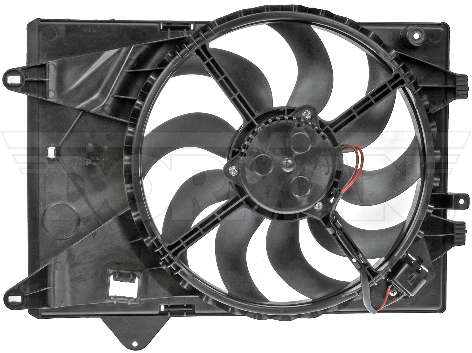 Radiator Fan Assembly Without Controller