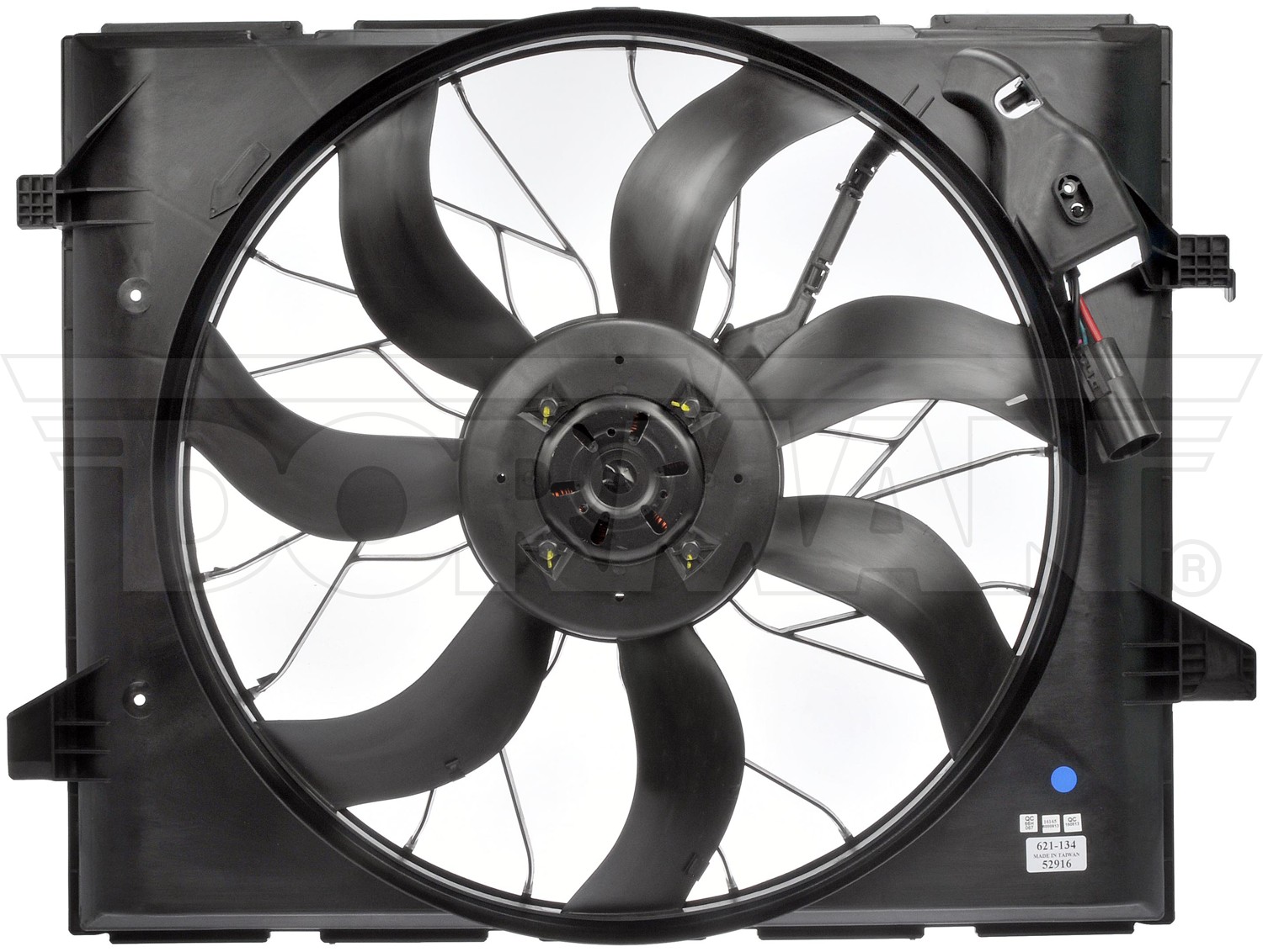 Radiator Fan Assembly With Controller