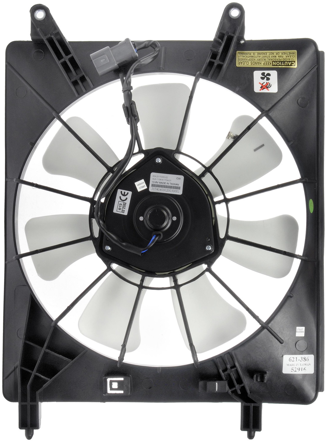 Condenser Fan Assembly Without Controller