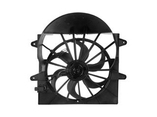 Radiator Fan Assembly With Resistor