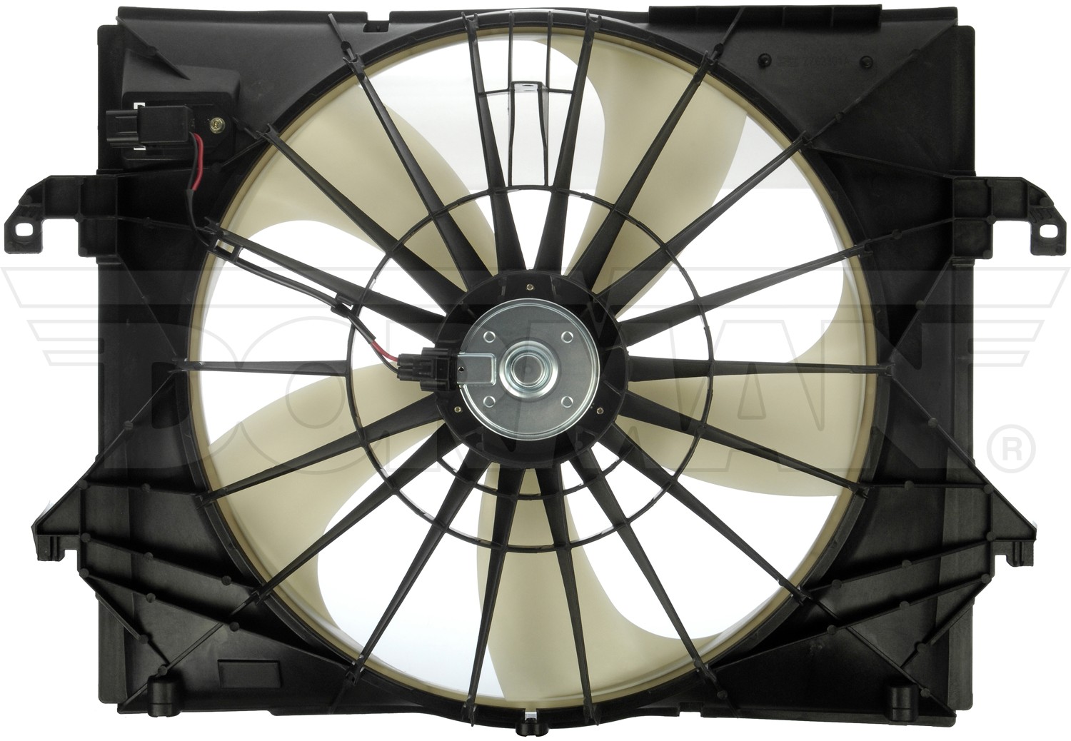 Radiator Fan Assembly With Resistor