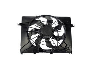 Radiator Fan Assembly With Resistor
