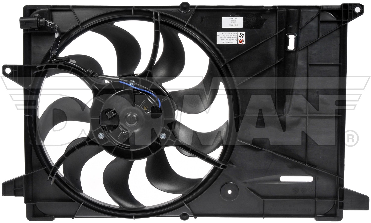 Radiator Fan Assembly Without Controller