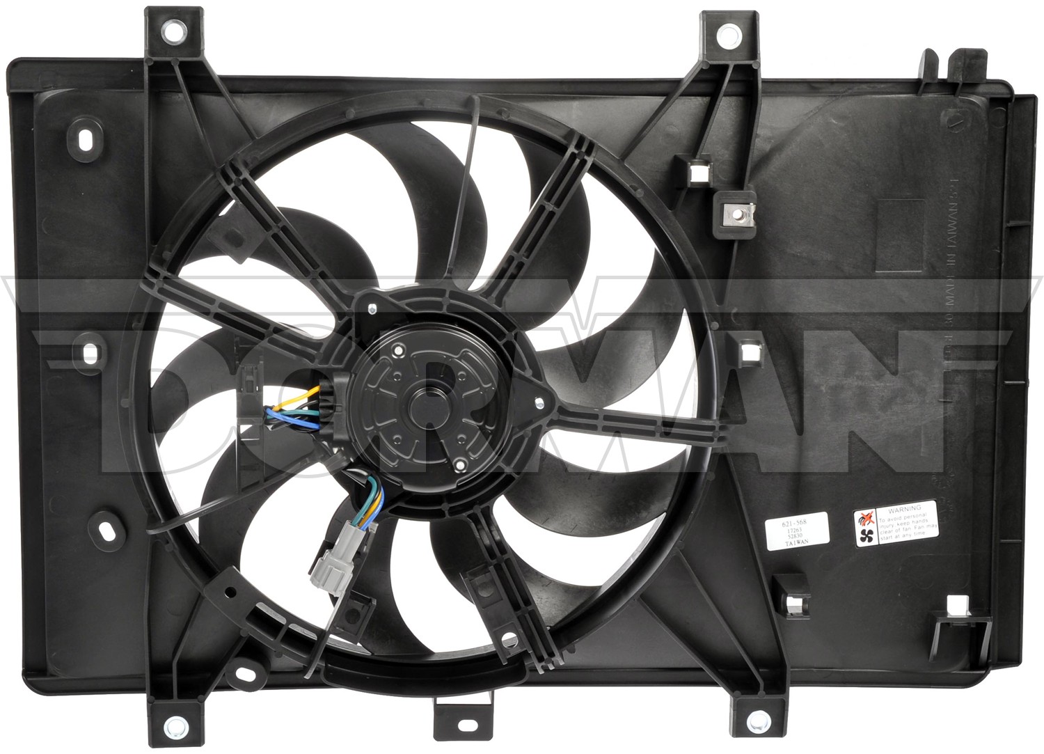 Radiator Fan Assembly Without Controller