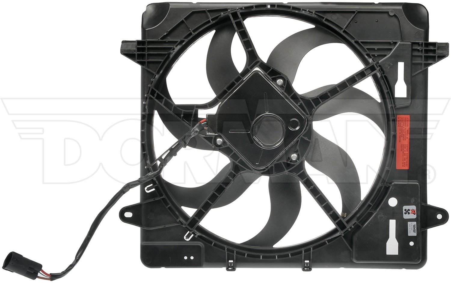 Radiator Fan Assembly With Brushless Motor
