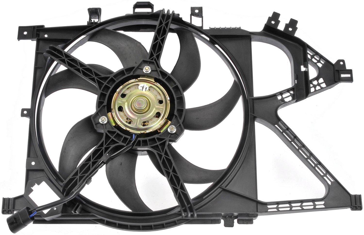 Radiator Fan Assembly Without Resistor