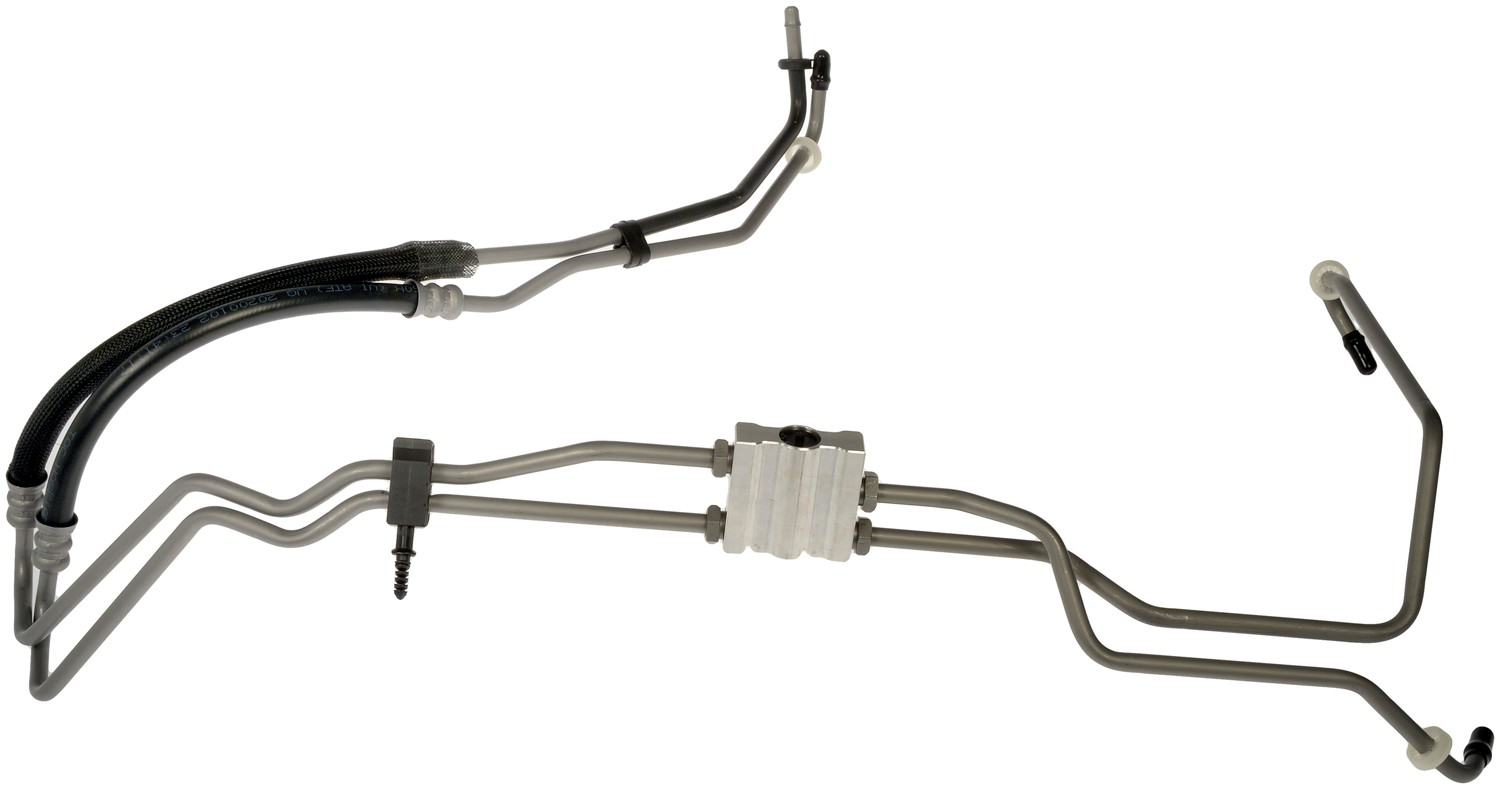 Transmission Oil Cooler Pressure And Return Line With Bypass Valve