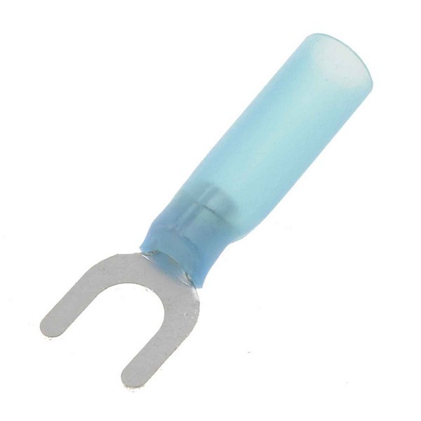 16-14 Gauge Spade Waterproof Terminal, No. 10, Blue