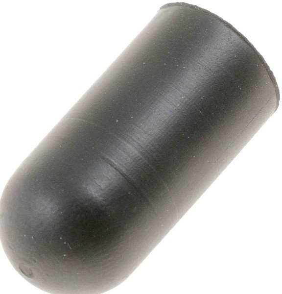 5/16 In. Black Rubber Vacuum Cap