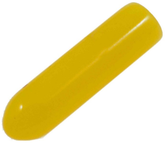 1/8 In. Yellow Vinyl Vacuum Cap