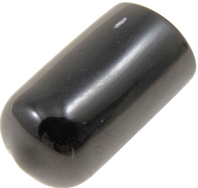3/8 In. Black Vinyl Vacuum Cap