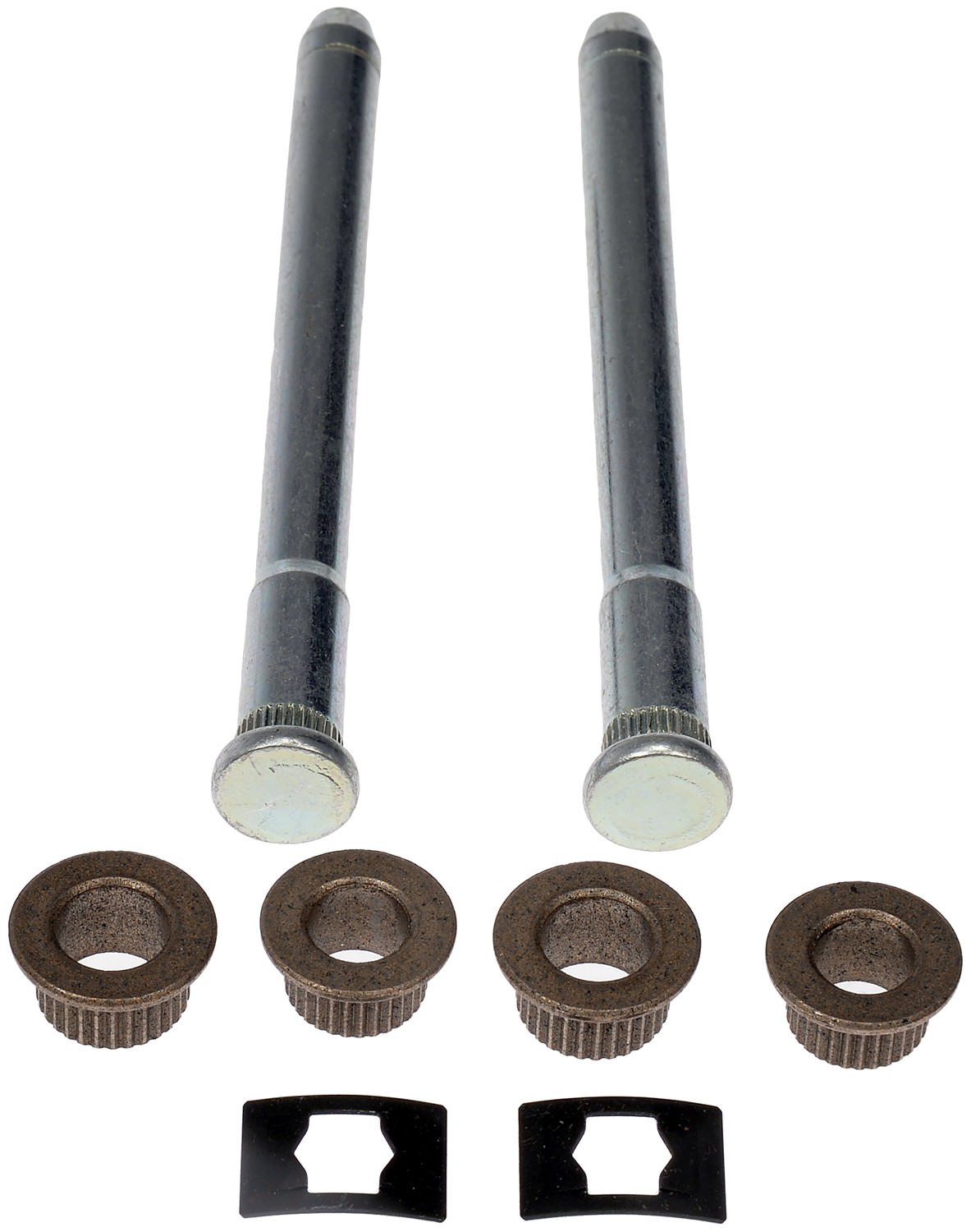 Door Hinge Pin And Bushing Kit - 2 Pins, 4 Bushings, 2 Clips