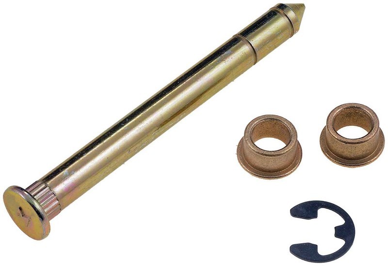 Door Hinge Pin And Bushing Kit - 2 Pins, 4 Bushings, 2 Clips