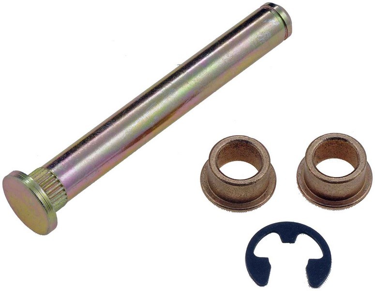 Door Hinge Pin And Bushing Kit - 2 Pins, 4 Bushings, 2 Clips