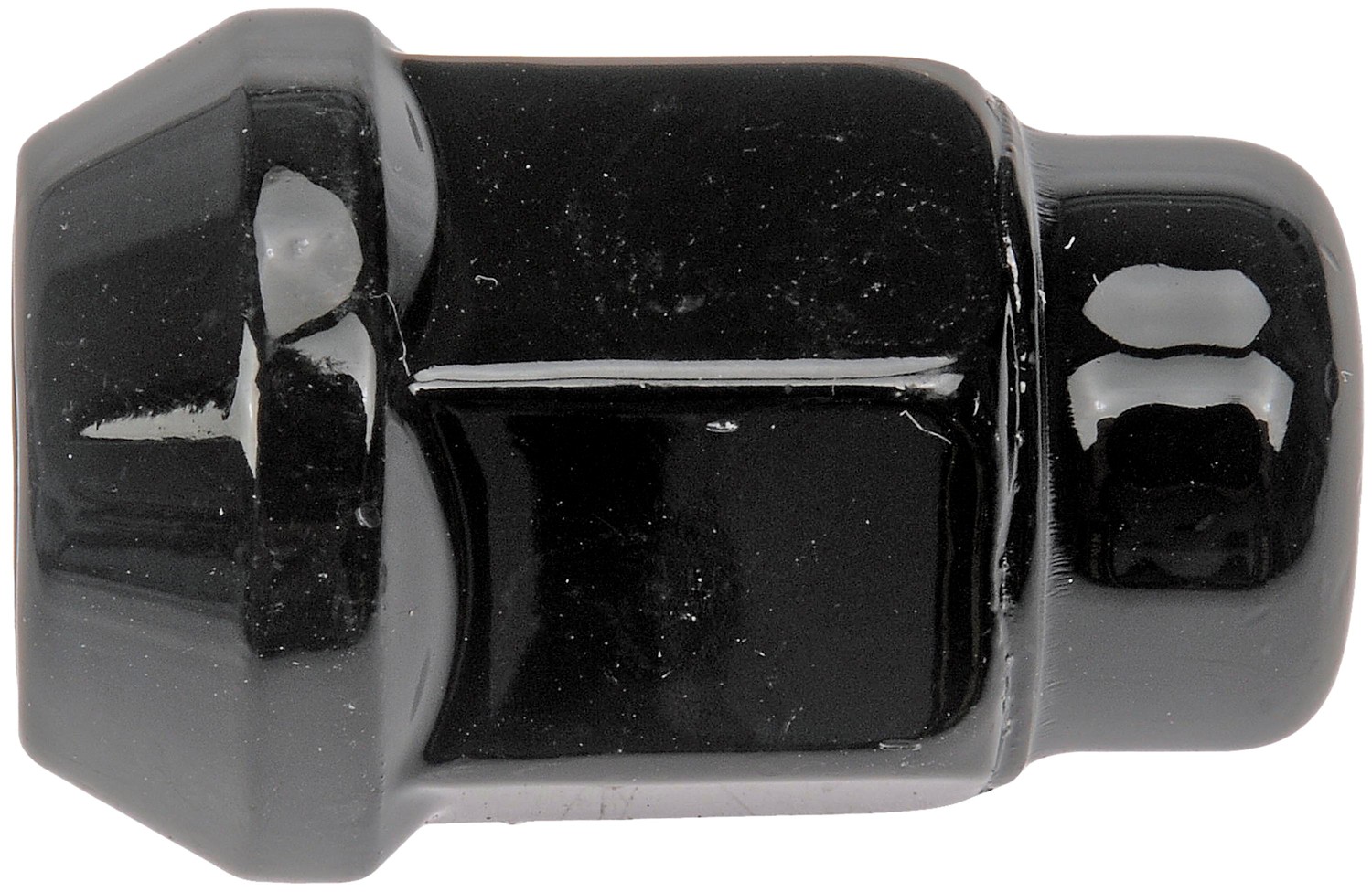 Black Bulge Seat Acorn Wheel Nut - 1/2-20