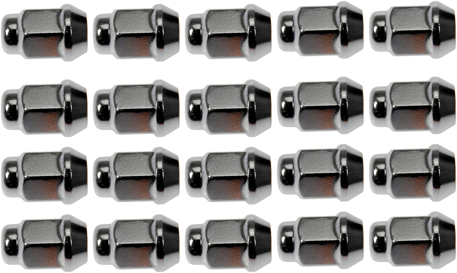 Wheel Nut Chrome Acorn Bulge Seat 1/2-20