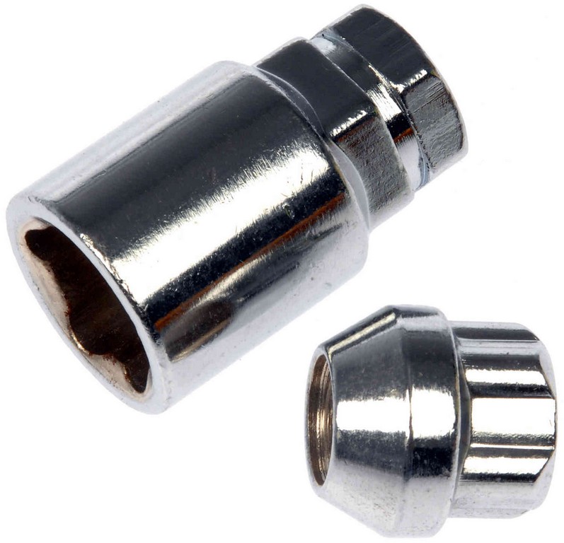 Wheel Nut Lock Chrome Bulge Lock Set M12-1.25