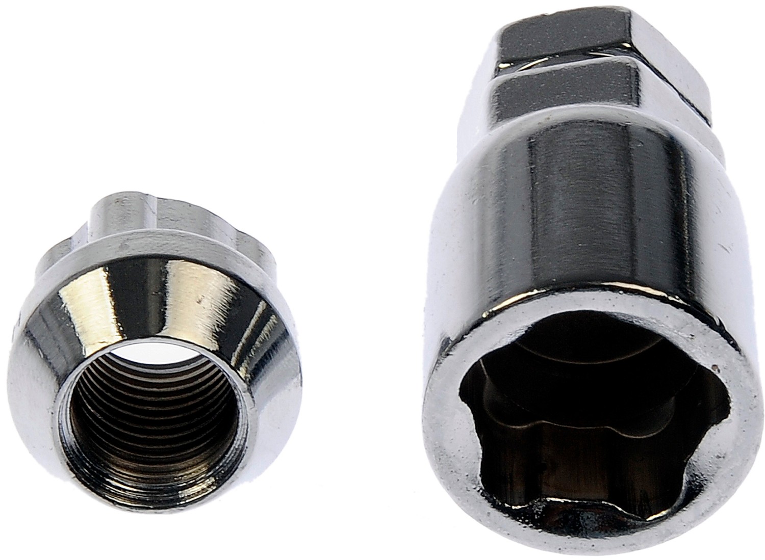 Wheel Nut Lock Chrome Bulge Seat Open End M14-1.50