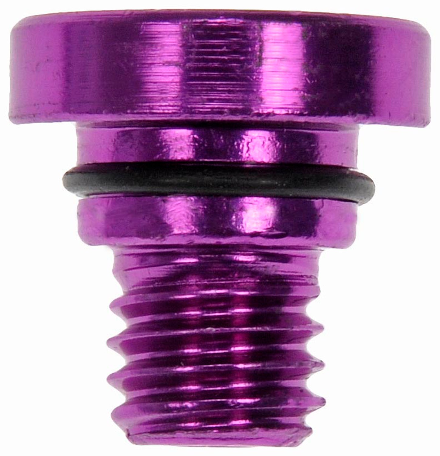Wheel Nut Cap, Purple Aluminum