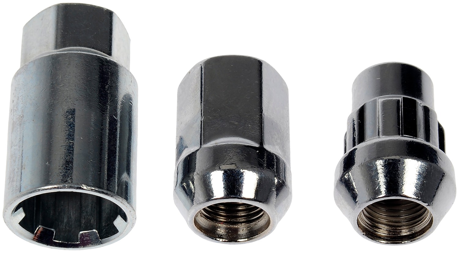 Chrome Acorn Wheel Nut Lock Set