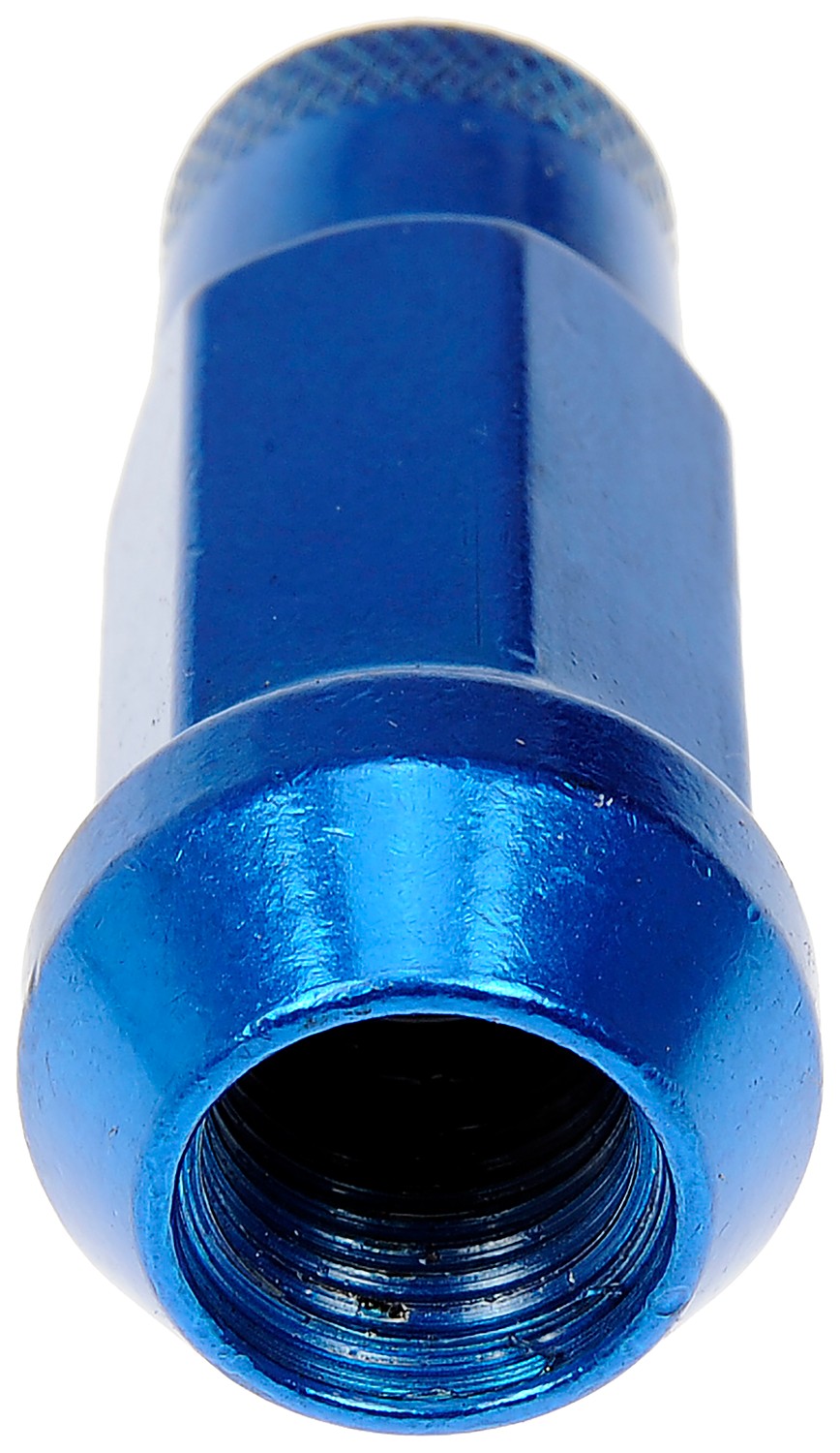 Blue Open End Knurled Wheel Nuts