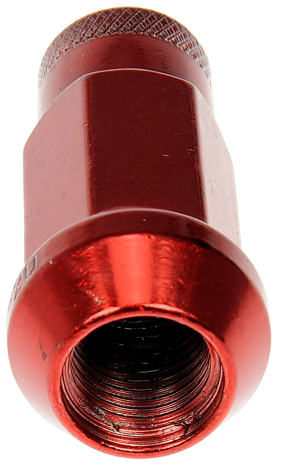 Red Open End Knurled Wheel Nuts