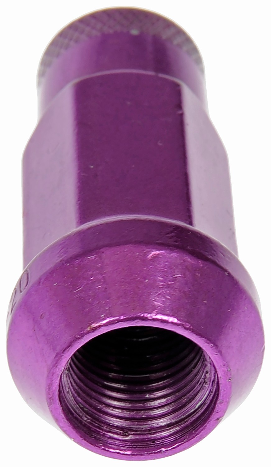 Purple Open End Knurled Wheel Nuts