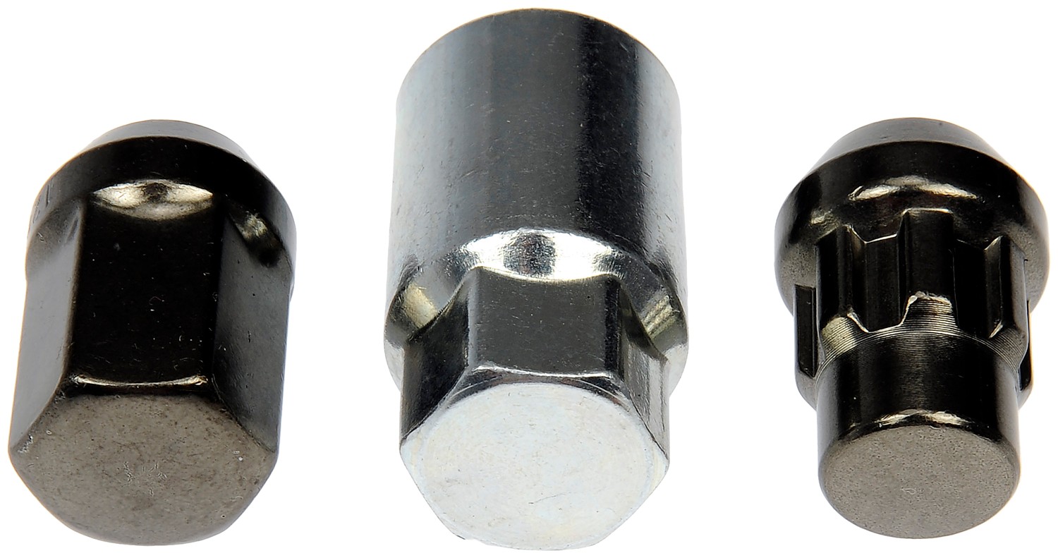 Hyper Black Acorn Wheel Nut Lock Set