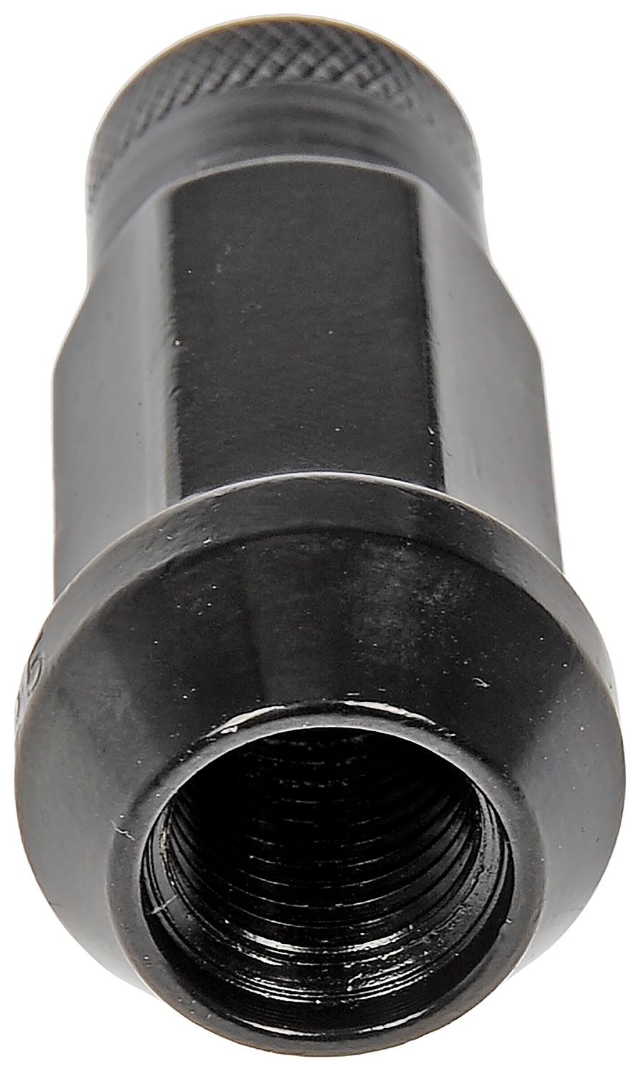 Black Open End Knurled Wheel Nuts