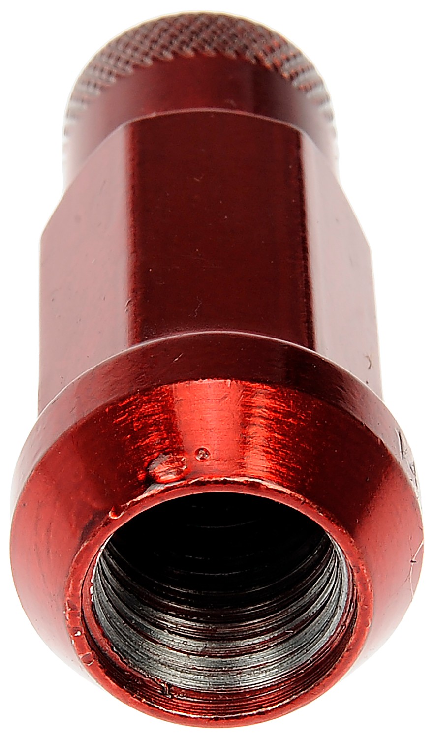Red Open End Knurled Wheel Nuts