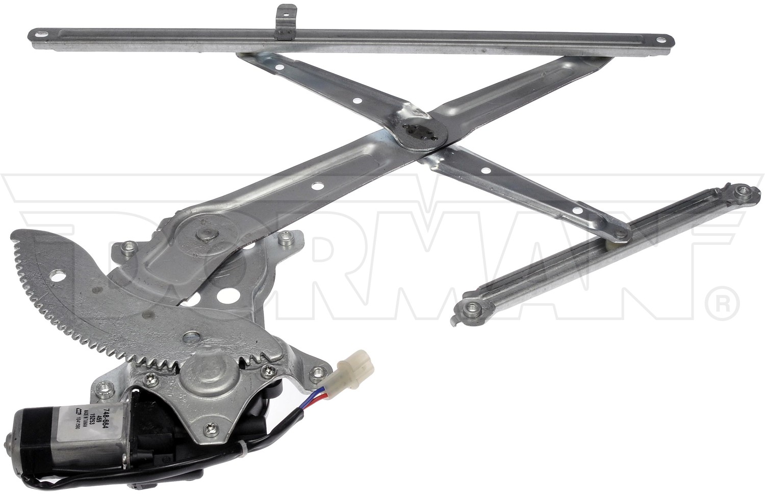 Power Window Regulator And Motor Assembly