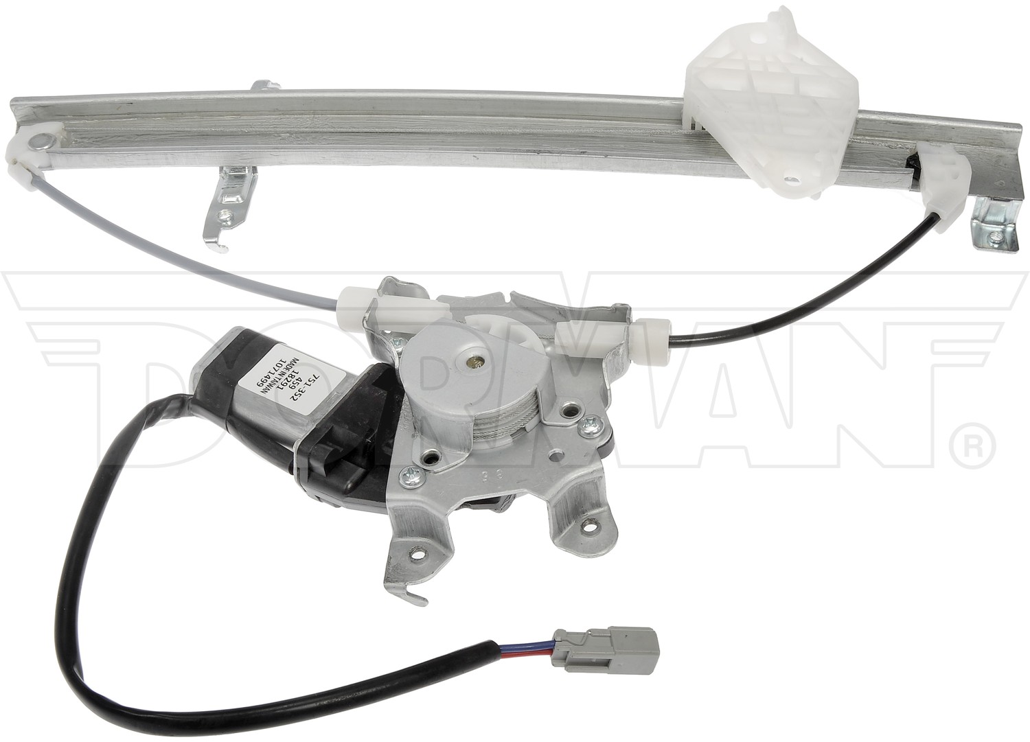 Power Window Regulator And Motor Assembly