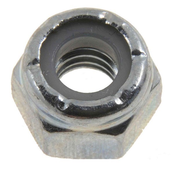 Hex Lock Nuts With Nylon Ring-Grade 2- Thread Size 1/4-20 In., Height 5/16 In.