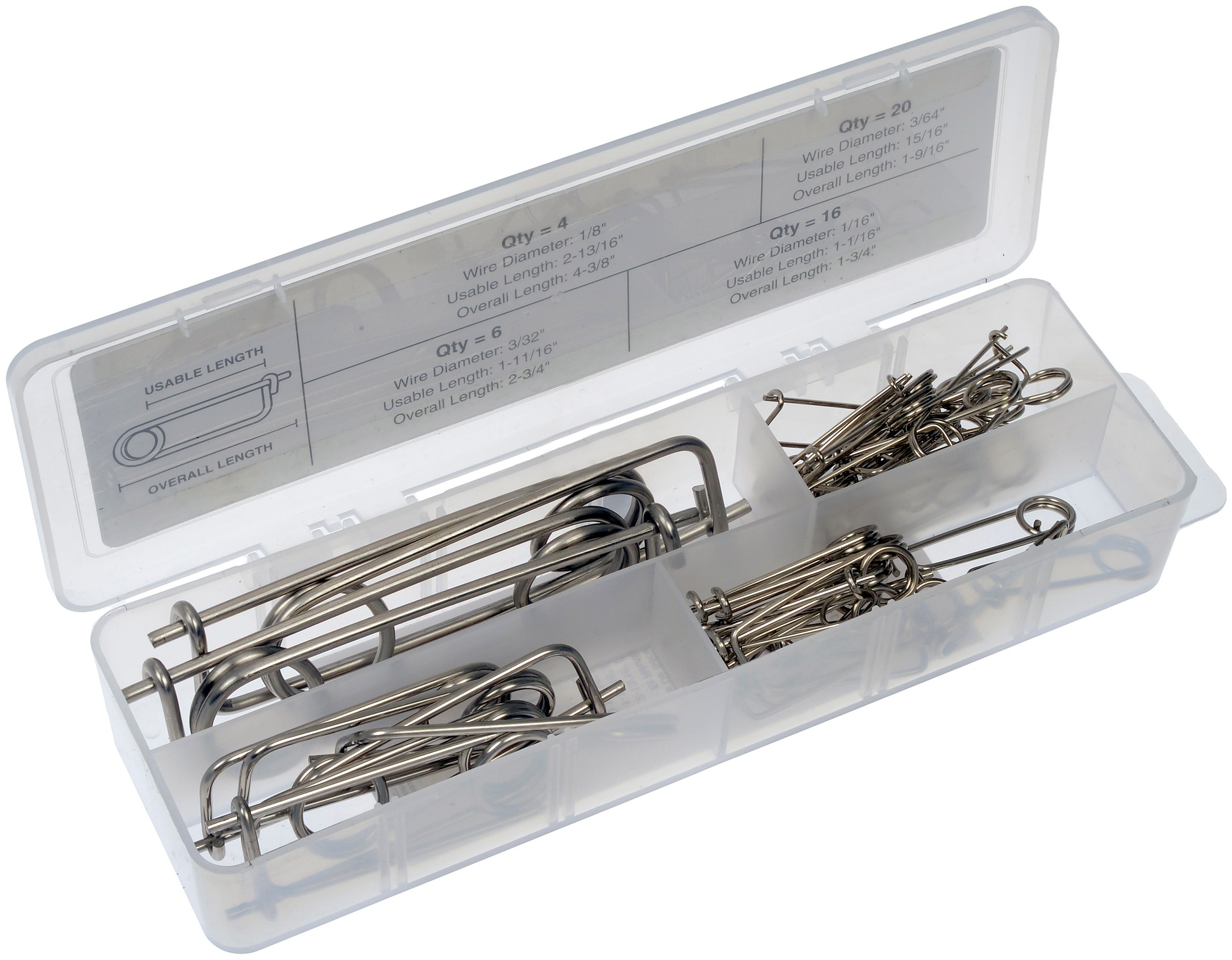 46 Piece Reusable Locking Safety Pins