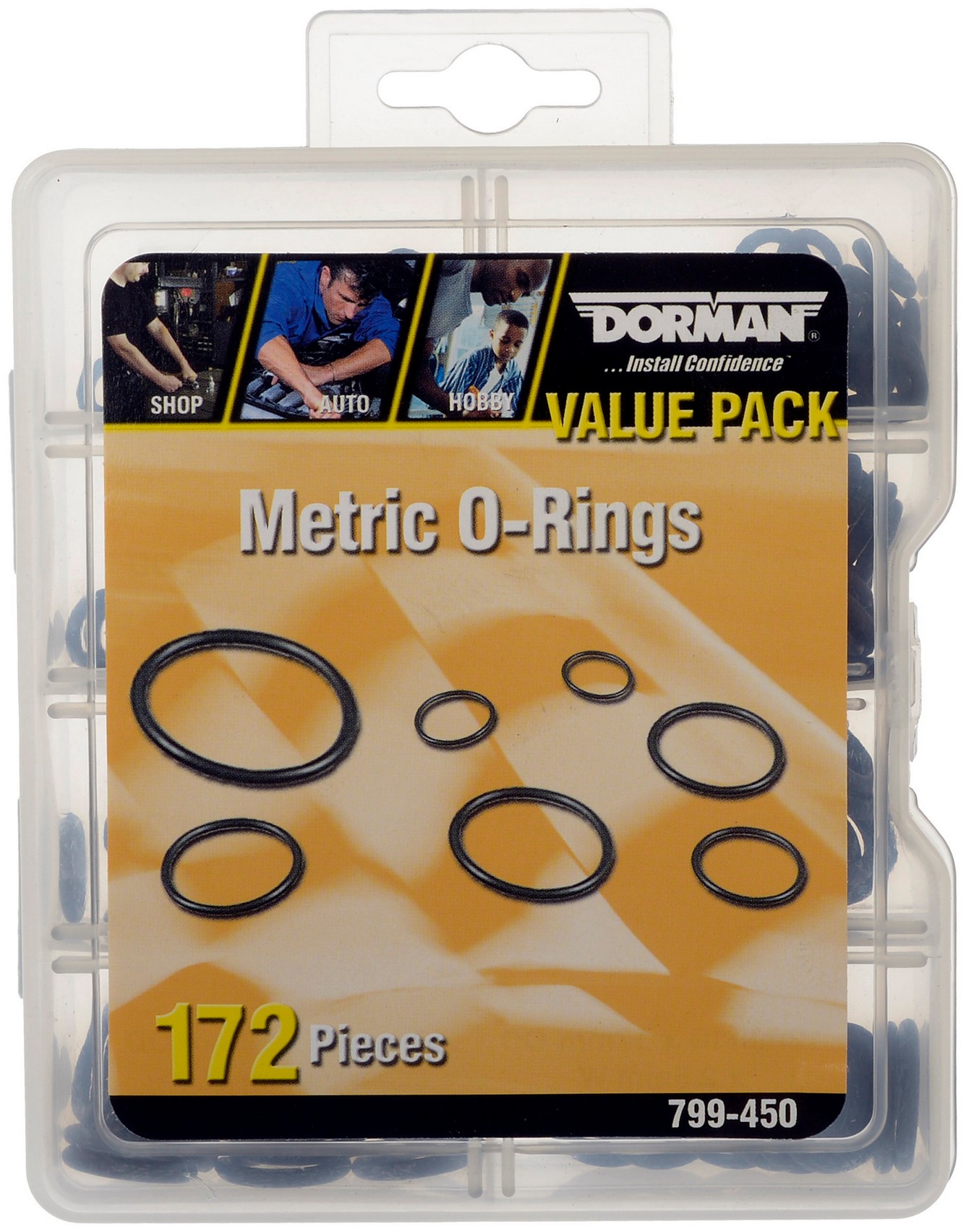 Metric O-Rings Value Pack- 8 Sku's- 172 Pieces