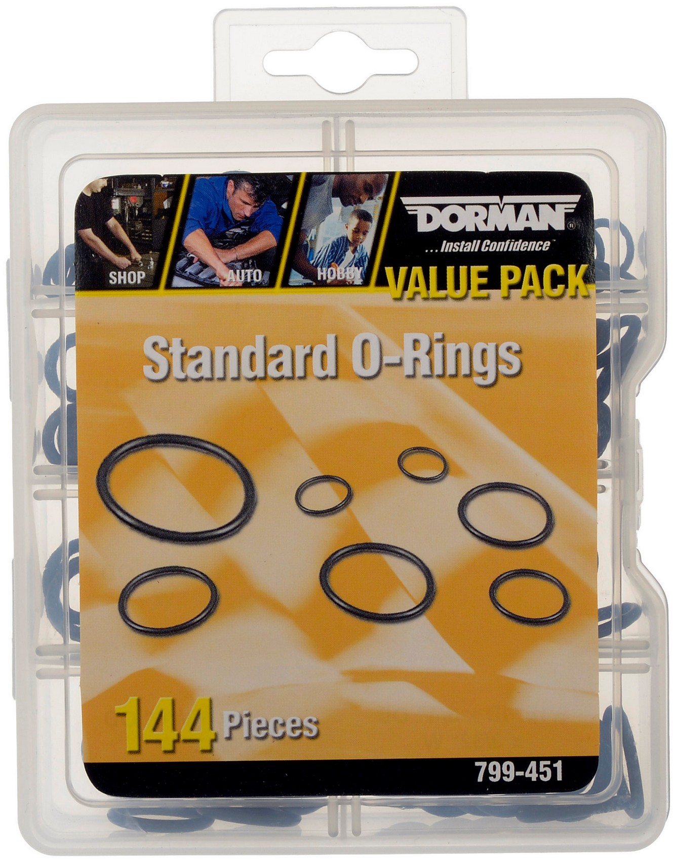 Standard O-Rings Value Pack- 8 Sku's- 144 Pieces