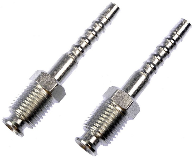 Import Fuel Line Adapter - 5/16 In. Steel  to 5/16 In.(8mm) Nylon Tubing