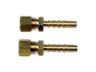 Fuel Line Adapter - 5/16 In. Steel Compression to 5/16 In. Nylon Barbed
