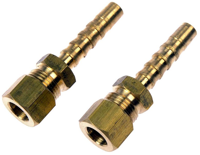 Fuel Line Adapter - 5/16 In. Steel  to 5/16 In.(8mm) Nylon Tubing