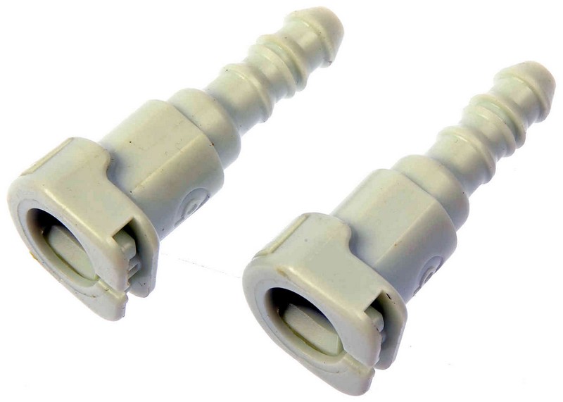 FUEL LINE CONNECTOR. 5/16IN STEEL to 5/16IN NYLON.