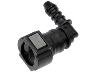 Quick Connector 3/8 In. S TO 6mm Nylon 90 with O ring