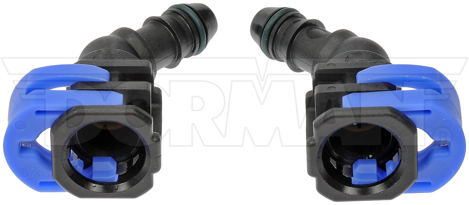 3/8 In. Fuel Line Connector, Elbow 45 To 3/8 In. Barbed