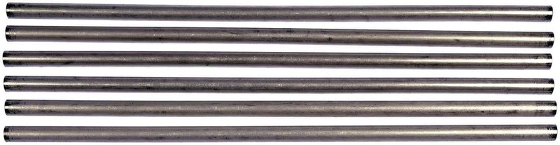 12In Straight Aluminum Tubing, 3/8In OD (9.5mm), Contains 6