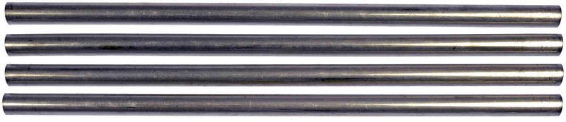 12 In. Straight Rigid Aluminum Tubing, 1/2 In. OD (12mm), Contains 4