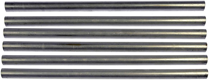 12 In. Straight Rigid Aluminum Tubing, 5/8 In. OD (16mm), Contains 6