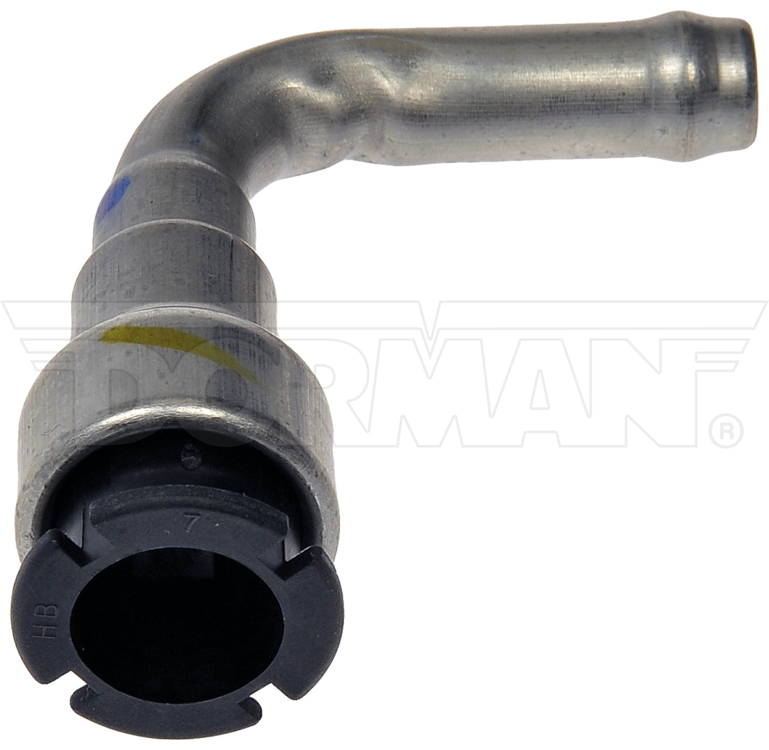 3/8 In. Fuel Line Connector, Elbow 90 To 7/16 In. ID Teflon Tube